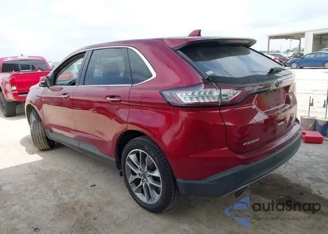 2017 Ford Edge Titanium z USA, uszkodzony, nr VIN 2FMPK3K8XHBB10377